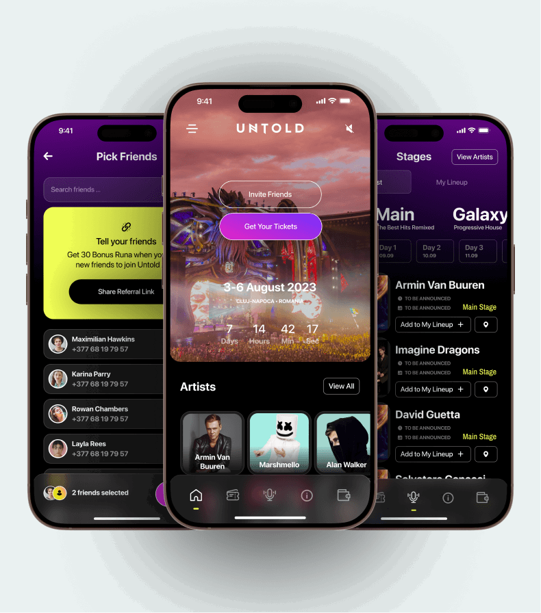 Untold app showcase